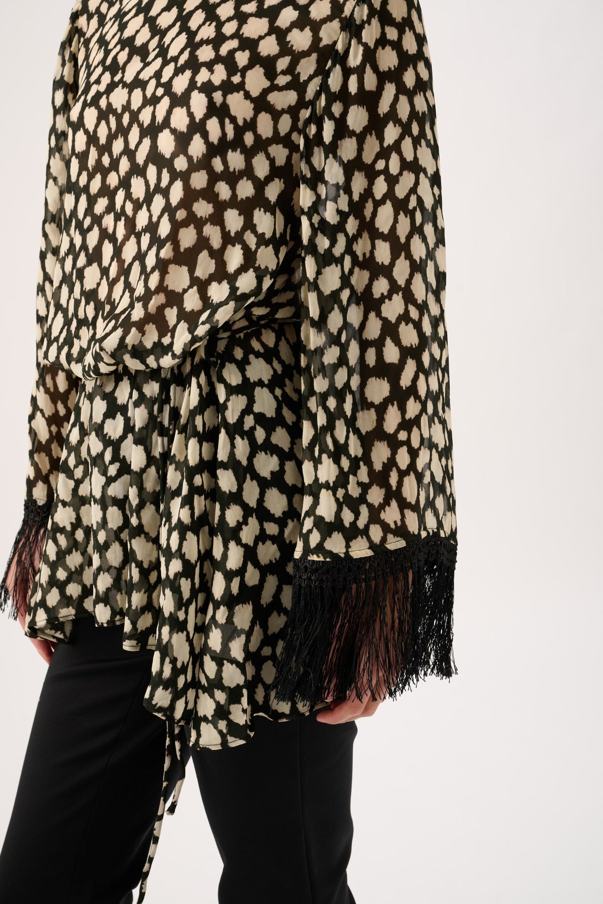 ROAME Pandora Fringe Dress, view 4