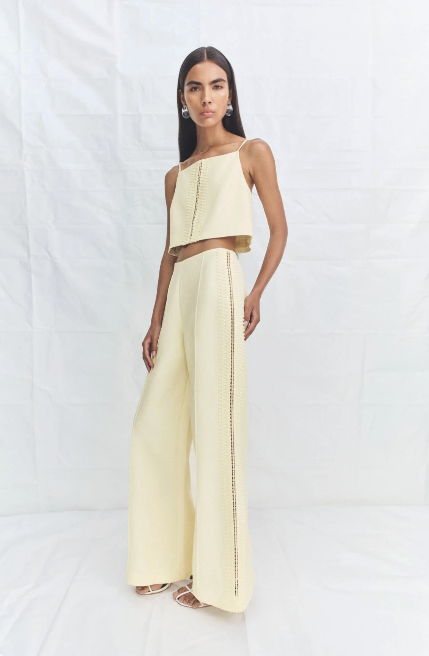 Wright Lace Pintuck Pant