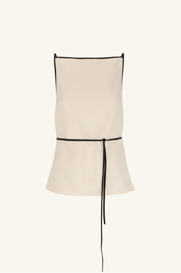 Billie Contrast Tie Top - MATTHÉ -