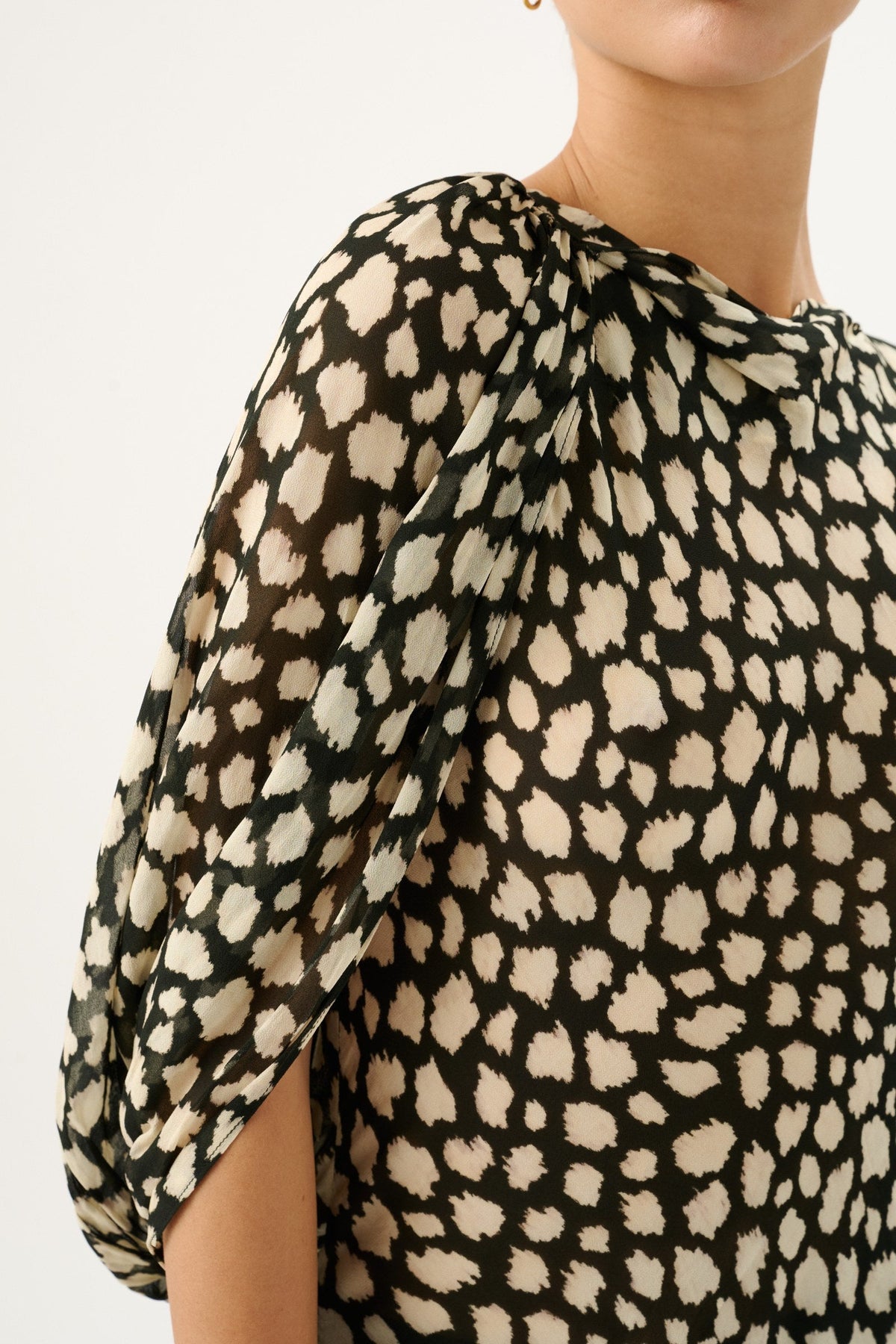 Fallon Drape Top | Sauvage Noir - MATTHÈ - Top