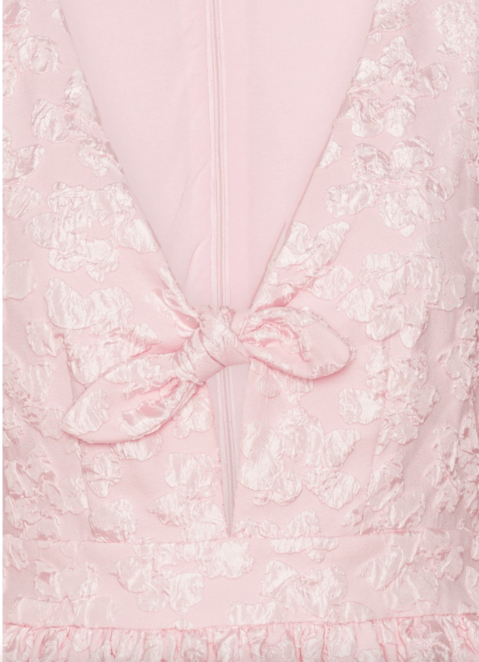 Jacquard Puff Sleeve Top | Light Pink - MATTHÉ - Top
