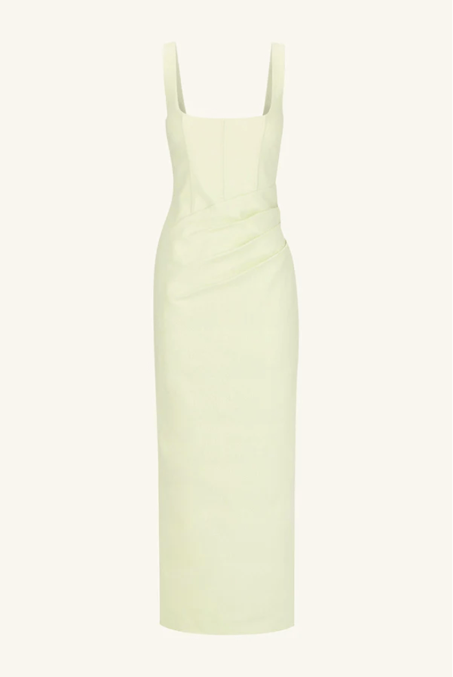 Lani Structured Dress | Pistachio - MATTHÉ - Dress