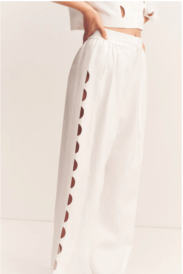 Linen Scallop Pant - MATTHÉ - Pant