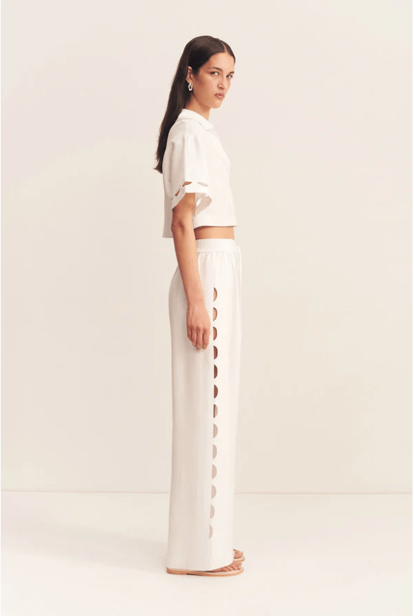 Linen Scallop Pant - MATTHÉ - Pant