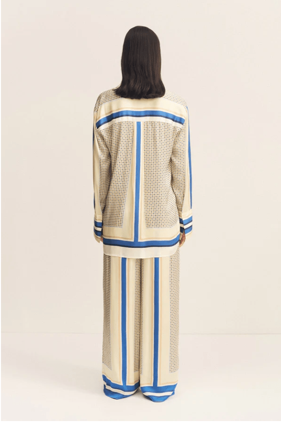Meret Long Sleeve Shirt | Bandana Scarf Print - MATTHÉ - shirt