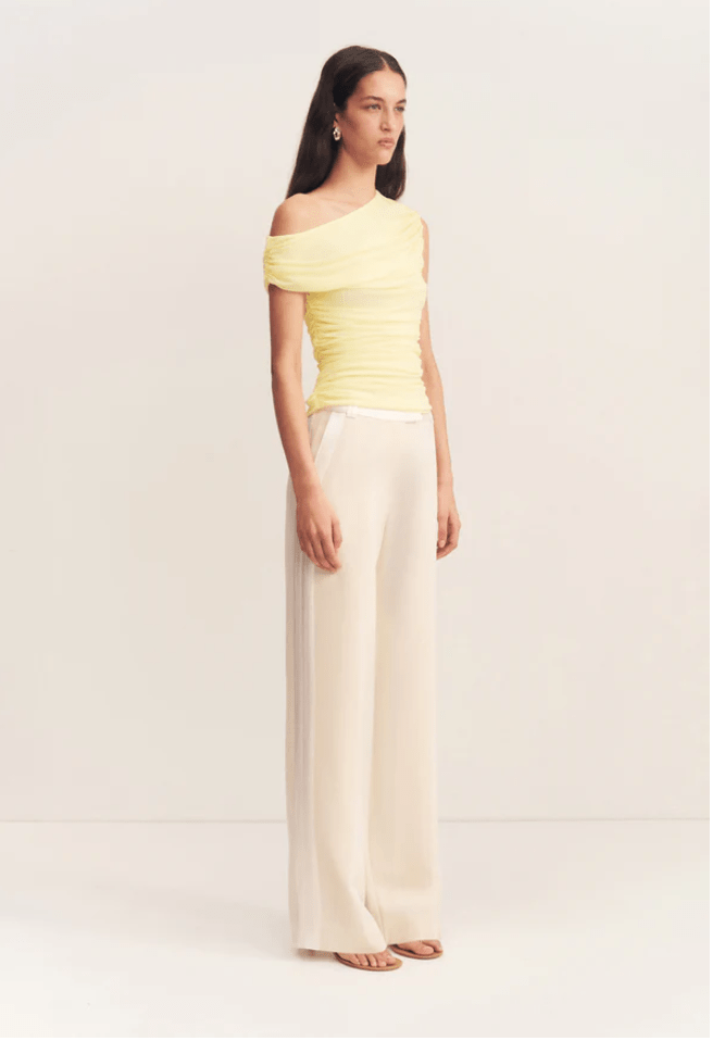 Mira Off Shoulder Mesh Top - MATTHÉ - Top