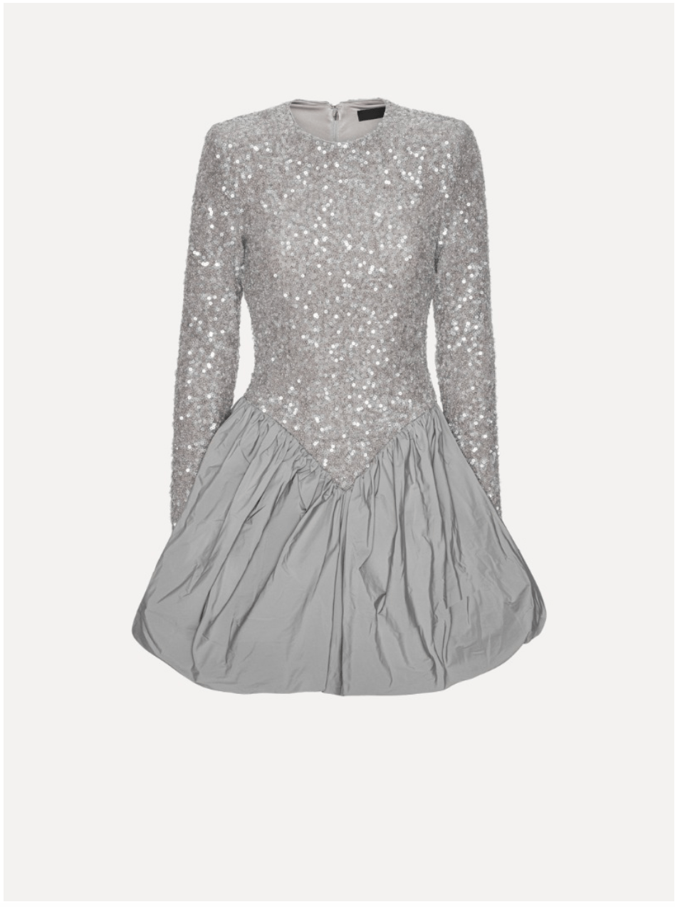 Sequin Midi Dress | Silver Grey MATTH Sequin Midi Dress | Silver Grey MATTH