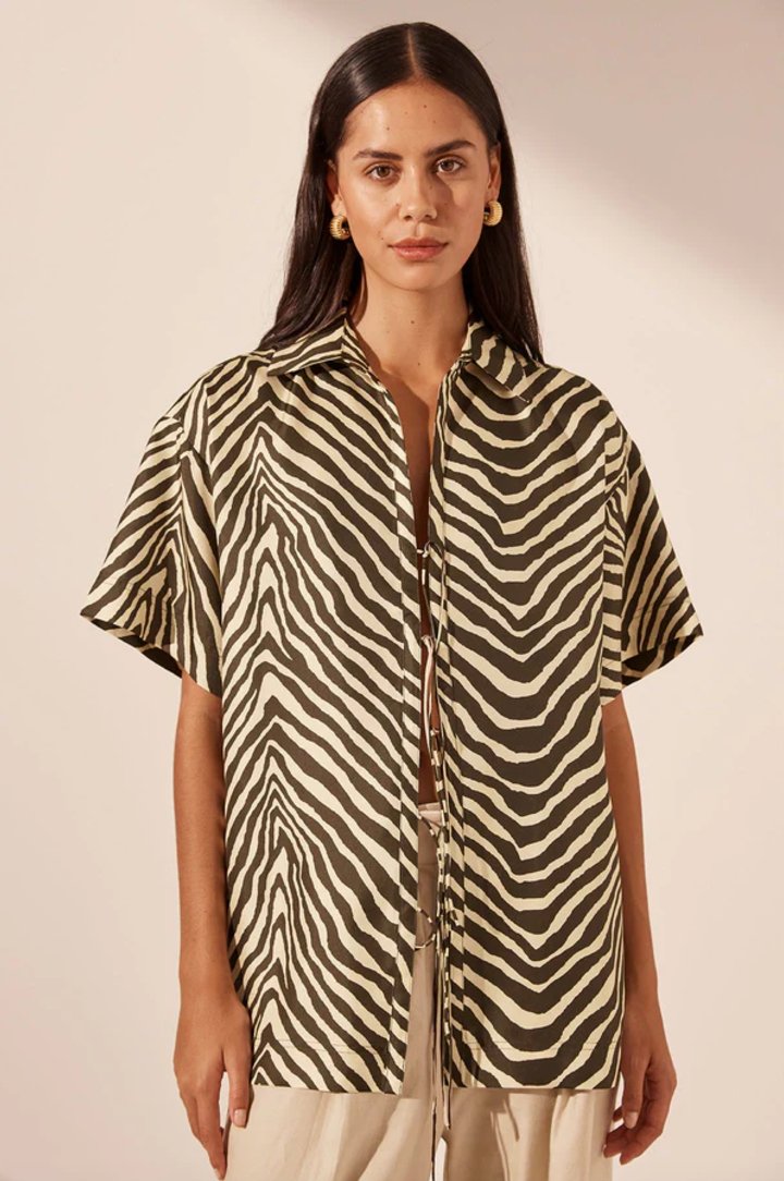 Sana Silk Shirt | Elegant Women's Silk Blouse - MATTHÉ -