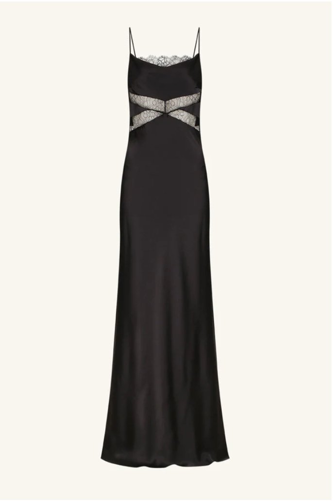 Silk Cowl Neck Dress - MATTHÉ - Dress
