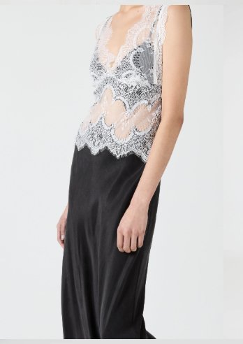 Visions Lace Floor Length Dress - MATTHÉ - Dress