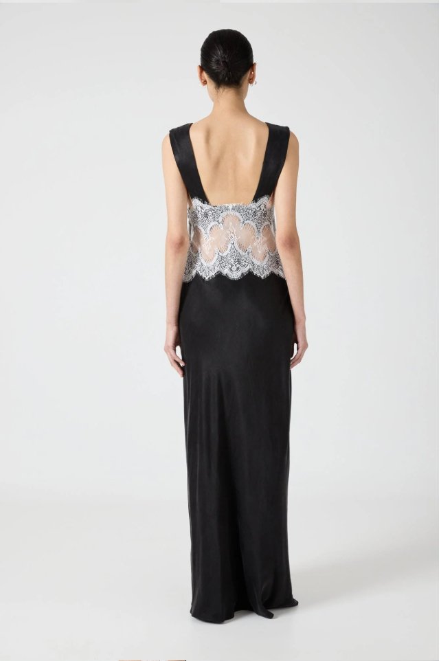 Visions Lace Floor Length Dress - MATTHÉ - Dress