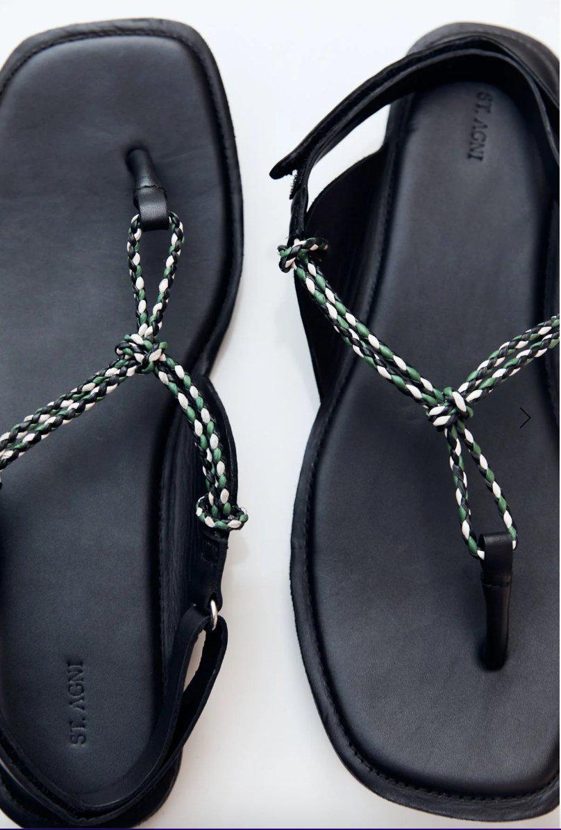 Woven Rope Sandals (Verde) | Stylish and Comfortable Sandals for Everyday Wear - MATTHÉ -
