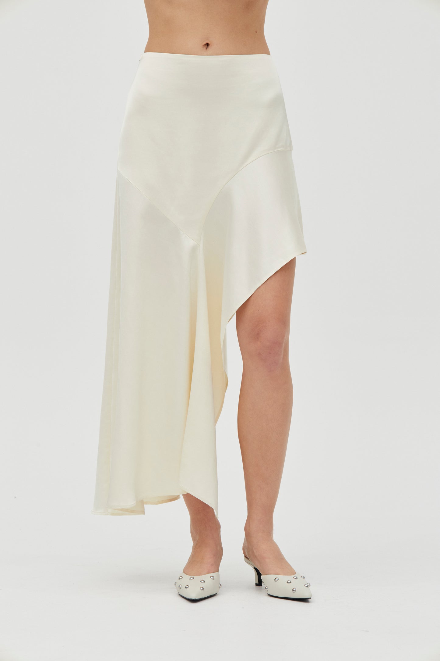 Threshold Flow Skirt | Creme Satin