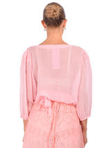Ballerin Blouse in Pale Rosette