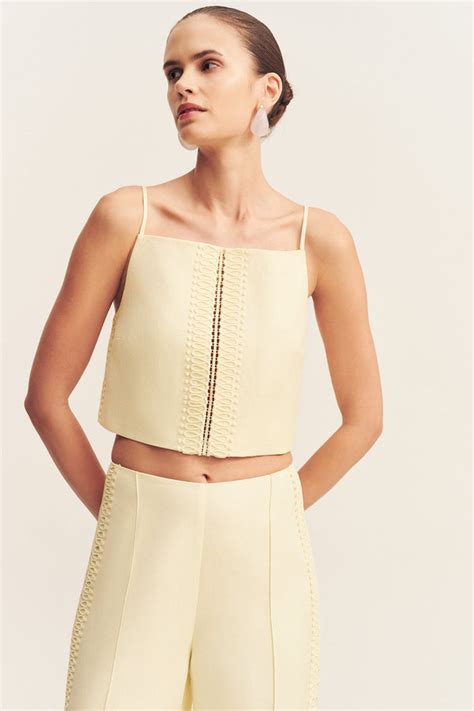 Wright Lace Cropped Cami