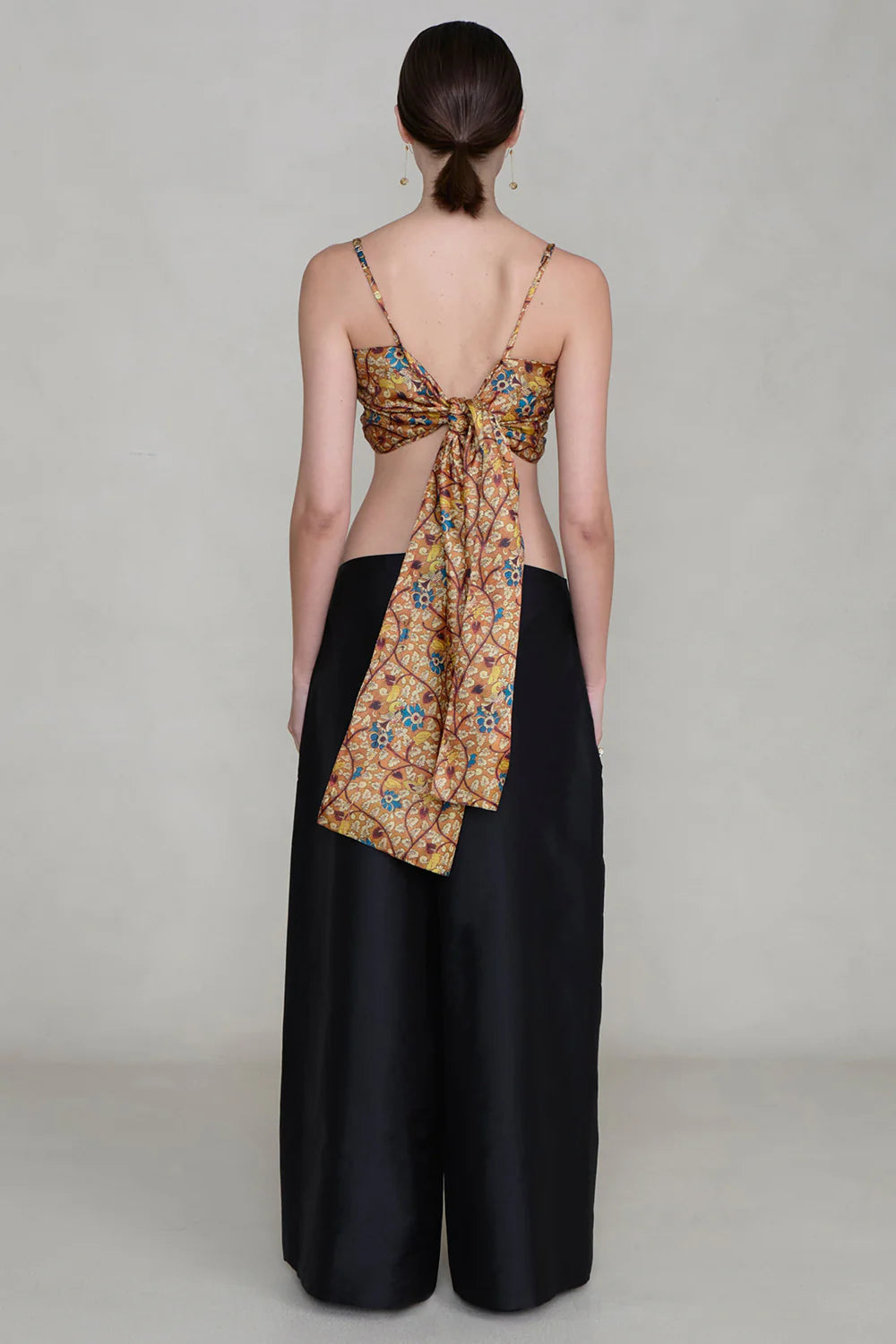 PRE-ORDER | Flora Wrap Top Marigold