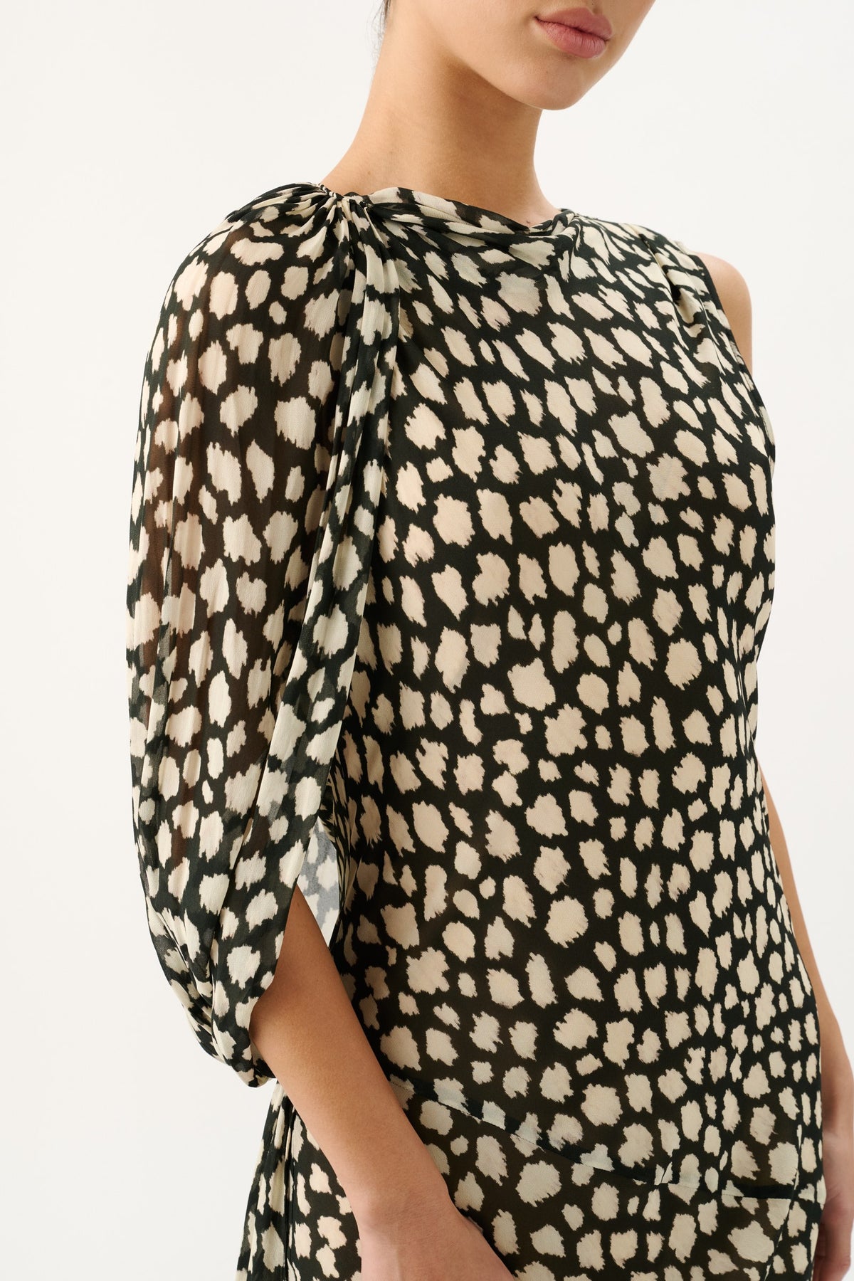 ROAME Fallon Drape Gown, view 4