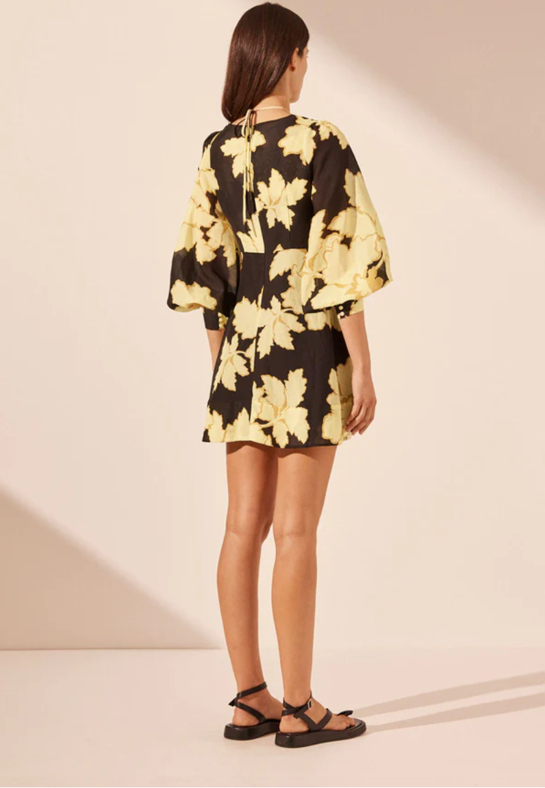 Lucia Keyhole Printed Dress