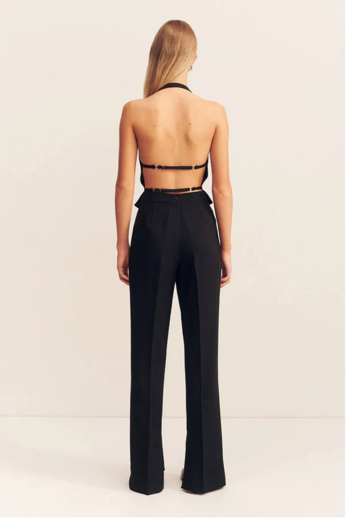 Irena Pintuck Straight Leg Pant