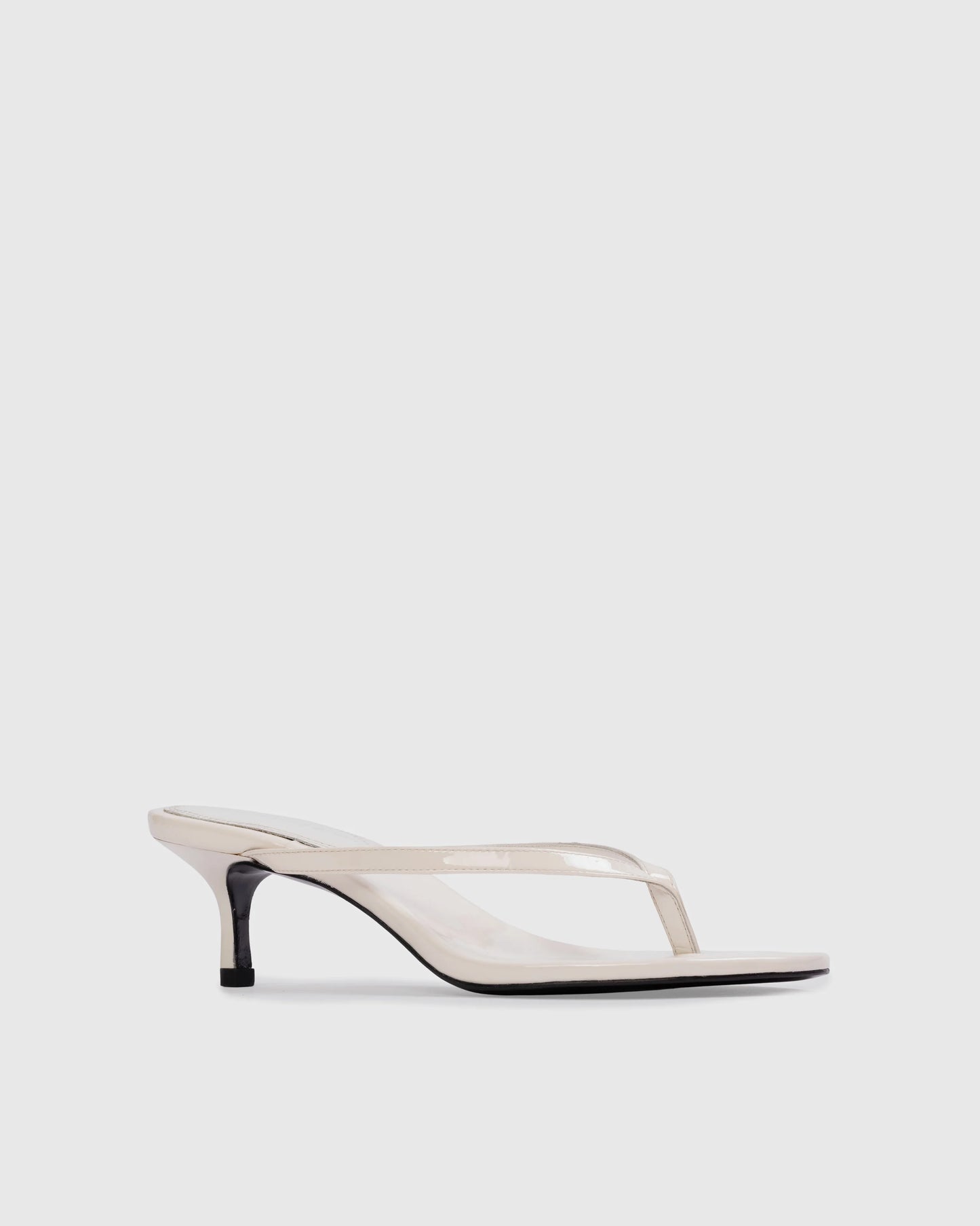 Tash 50 Mule | White Leather