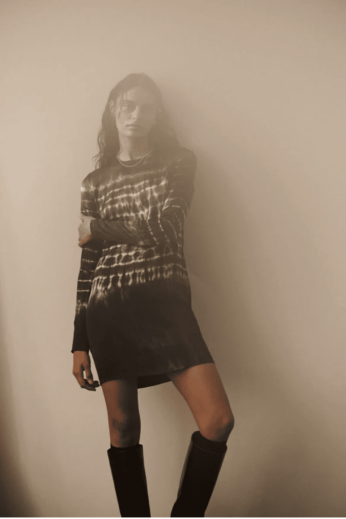 Agna Tie Dye T Shirt Dress - MATTHÉ - Dress