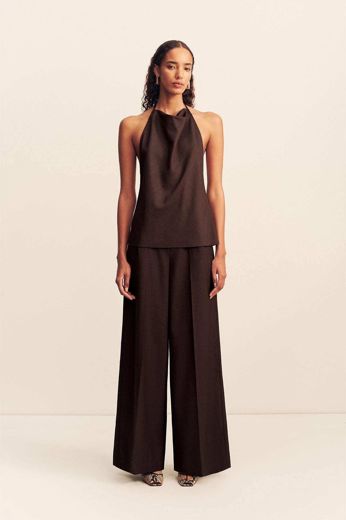 Asher Button Wide Leg Pant - MATTHÉ - pants