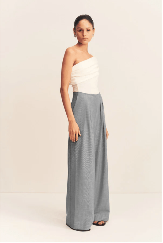 Asher Wide Leg Pant | Smoke Gray - MATTHÉ - Pant