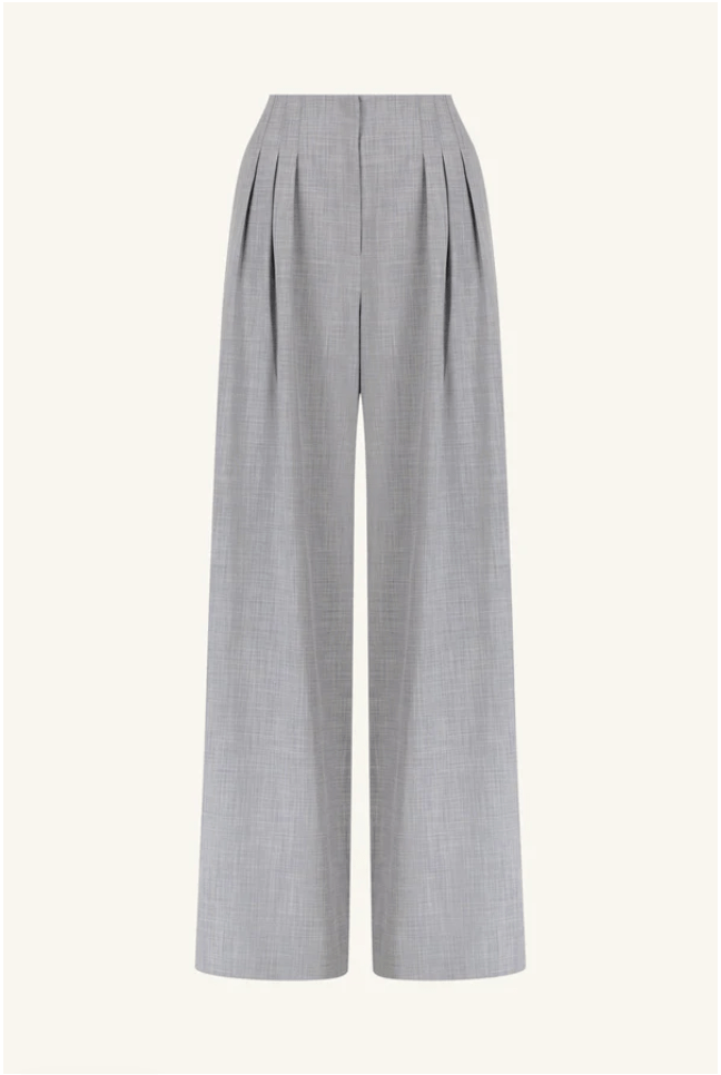 Asher Wide Leg Pant | Smoke Gray - MATTHÉ - Pant