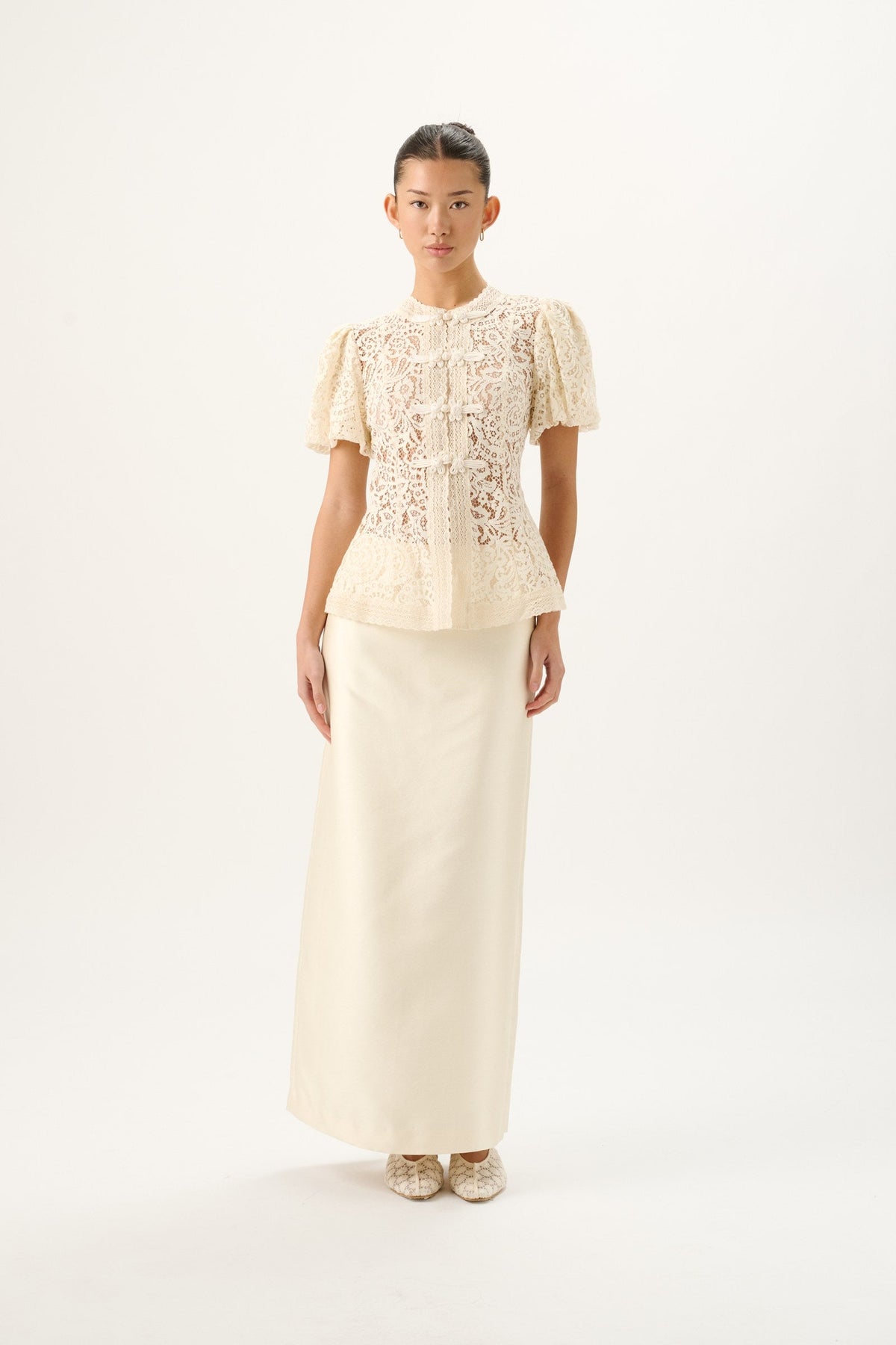 Augusta Lace Top | Fleurette Lace - MATTHÈ - Top