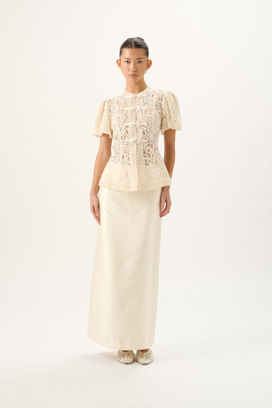 Augusta Lace Top | Fleurette Lace - MATTHÈ - Top