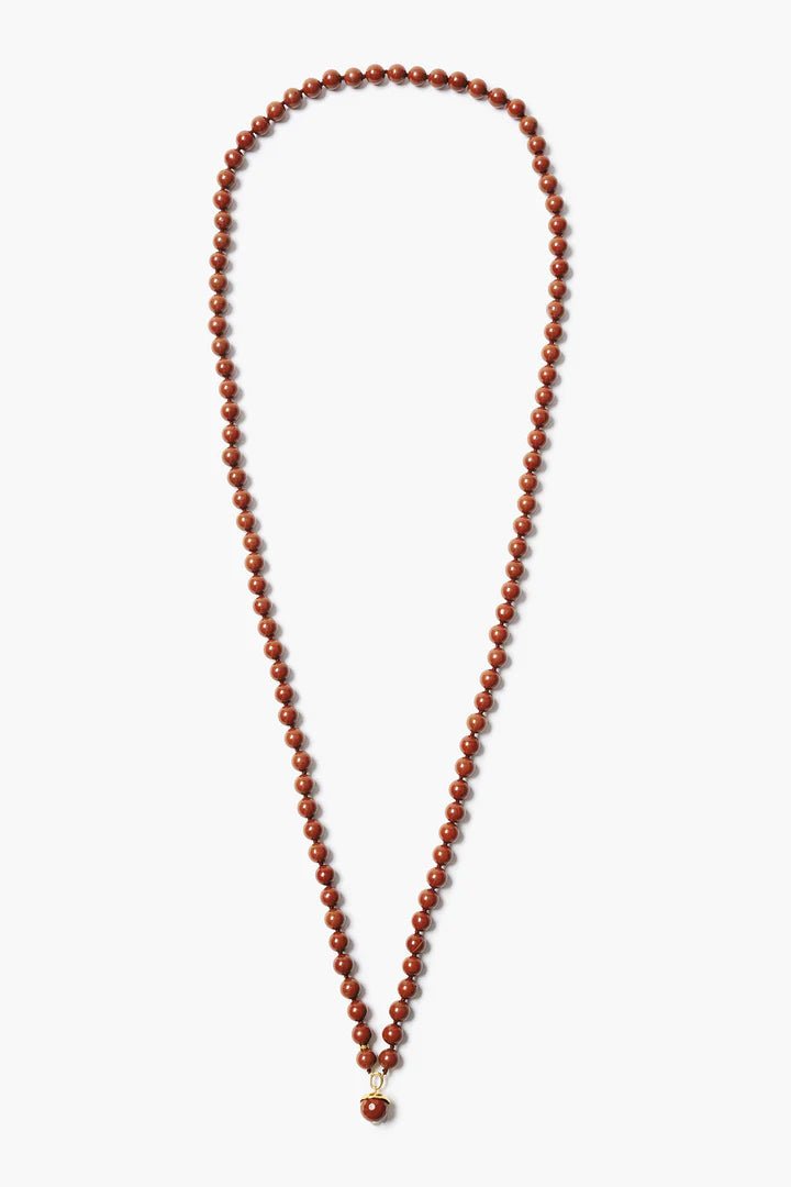 Bell Necklace Red Jasper - MATTHÉ - Necklace