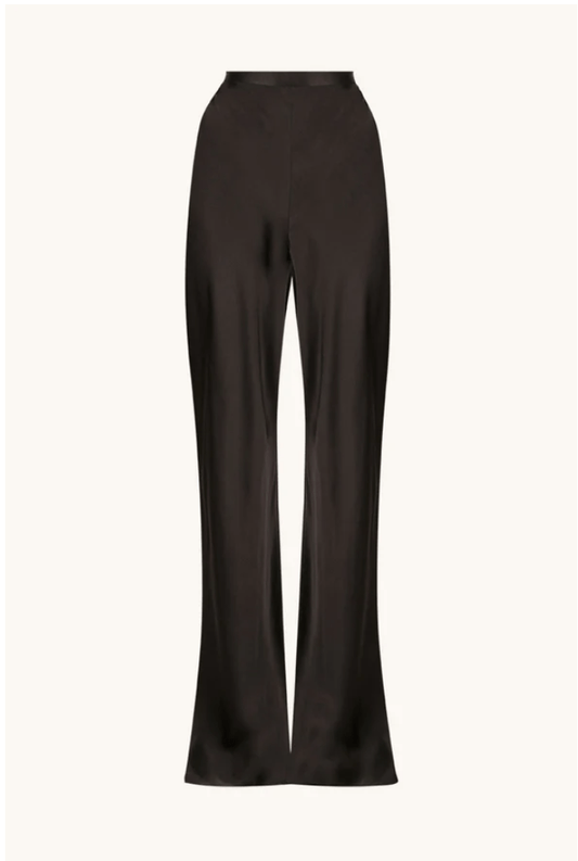 Biased Cut Flared Satin Pants - MATTHÉ - Pant