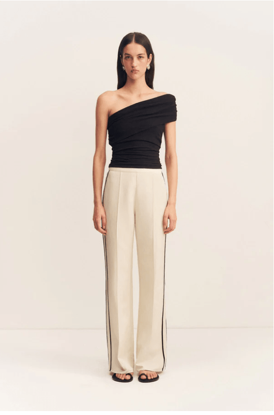 Billie Contrast Pant | Ecru - MATTHÉ - Pant