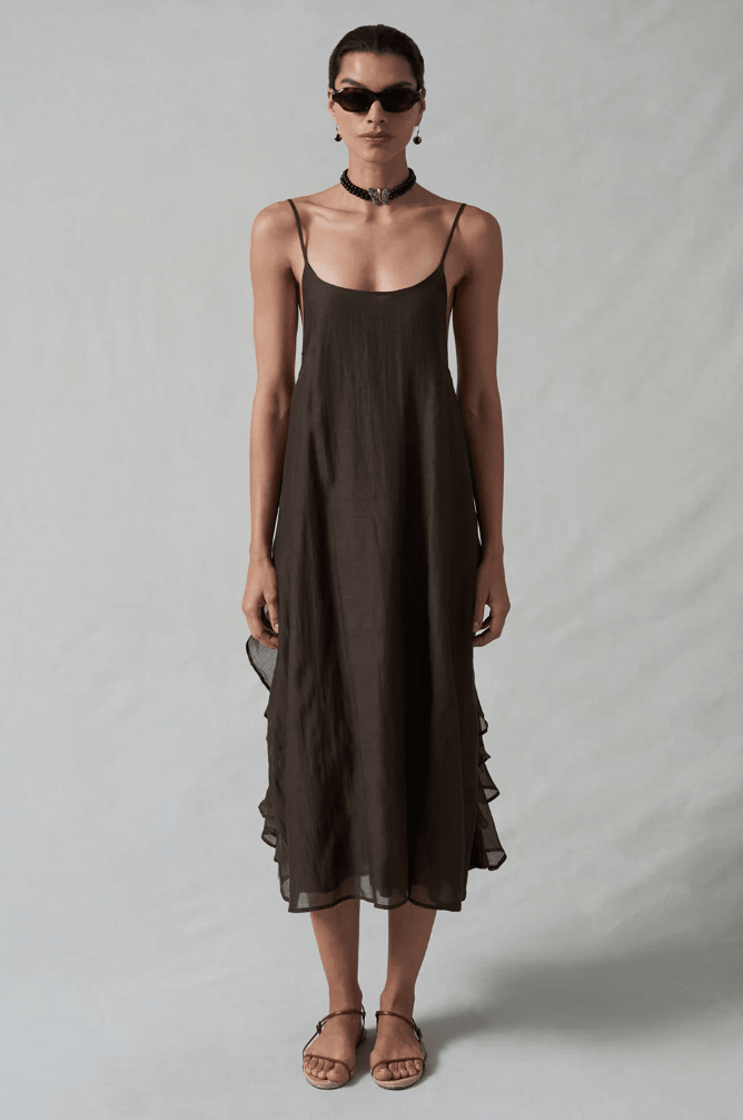 Bustle Dress Earth - MATTHÉ - Dress