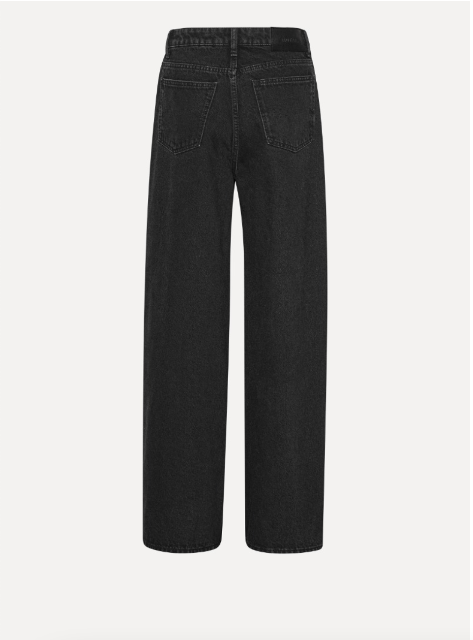 Buttoned Wide Jeans | Black Denim - MATTHÉ - jeans