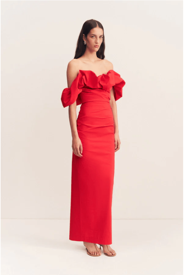 Campbell Off Shoulder Bubble Maxi Dress - MATTHÉ - Dress