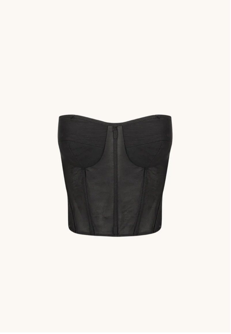 Celeste Corset - Elegant Structured Bodice Romantic Crop Top - MATTHÉ - Top