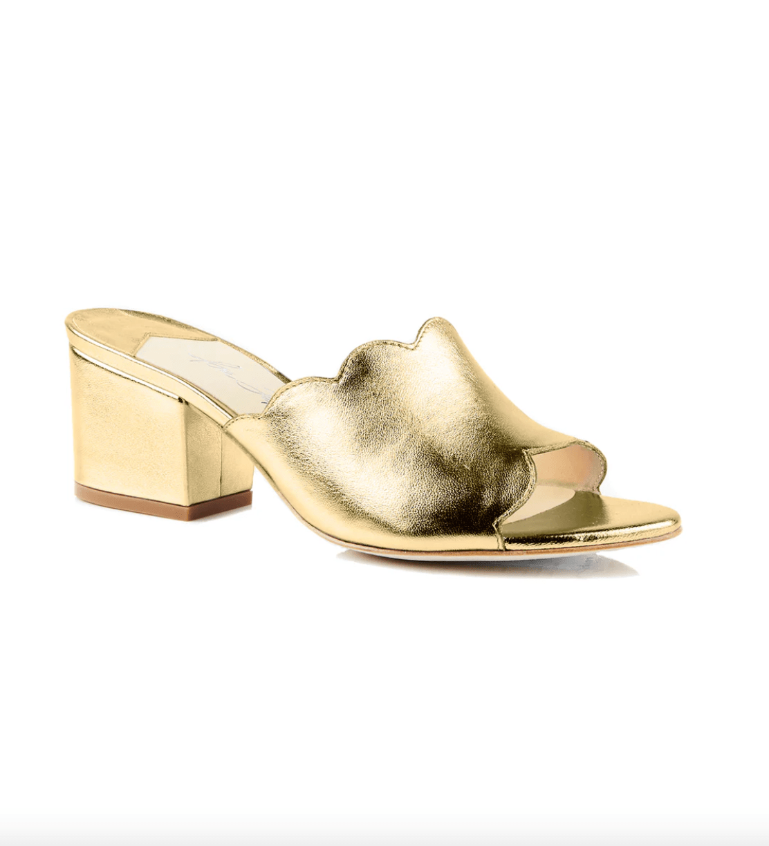 Chiqui Slides | Gold Leather - MATTHÉ - shoe