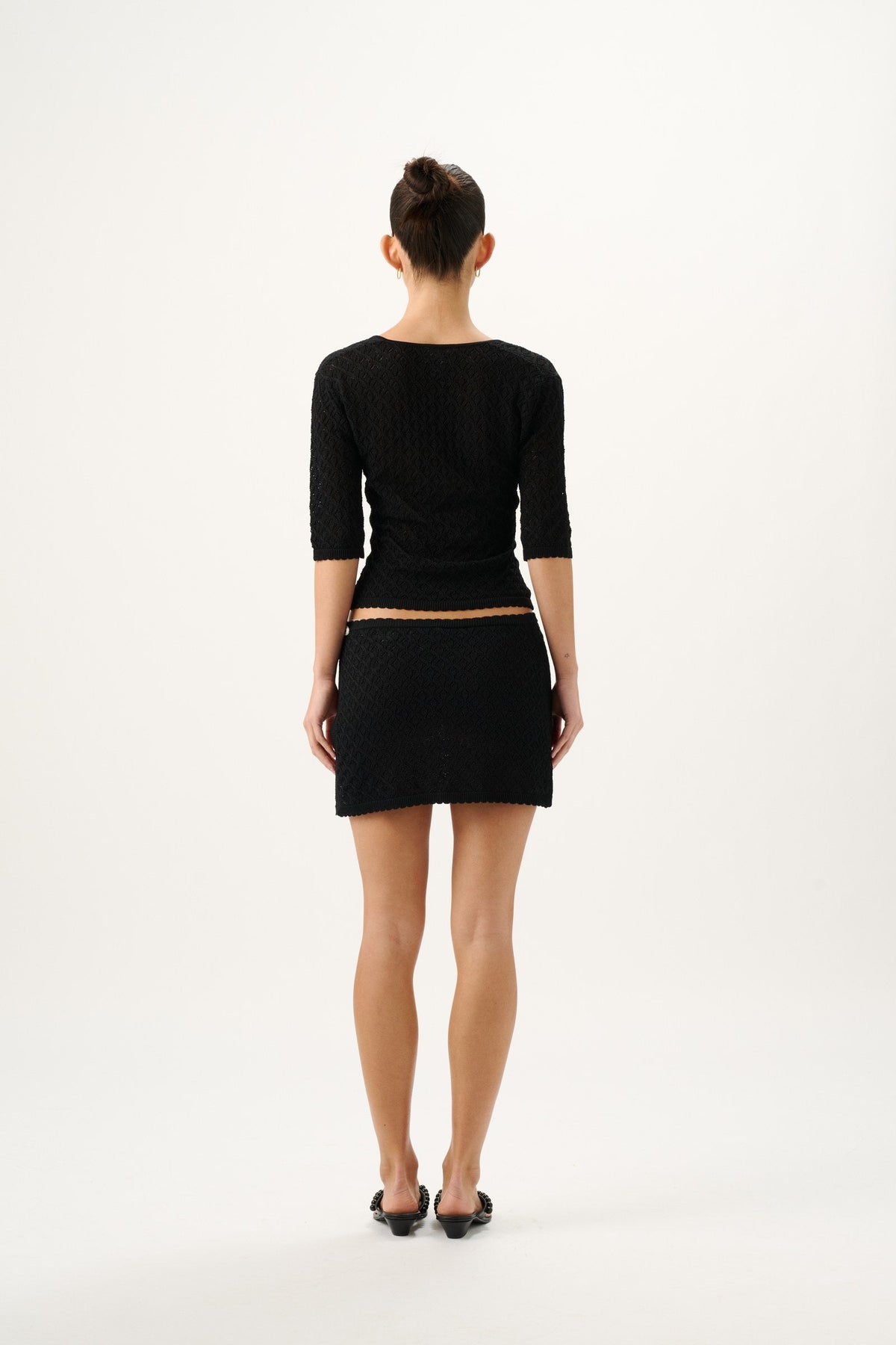 Delani Knit Skirt | Black - MATTHÈ - Skirt