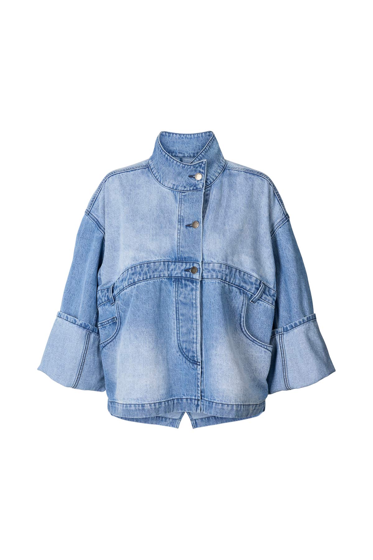 Donela Denim Jacket | Light Blue - MATTHÉ - jacket