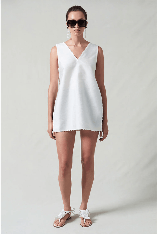 Dupioni Tank White - MATTHÉ - Top