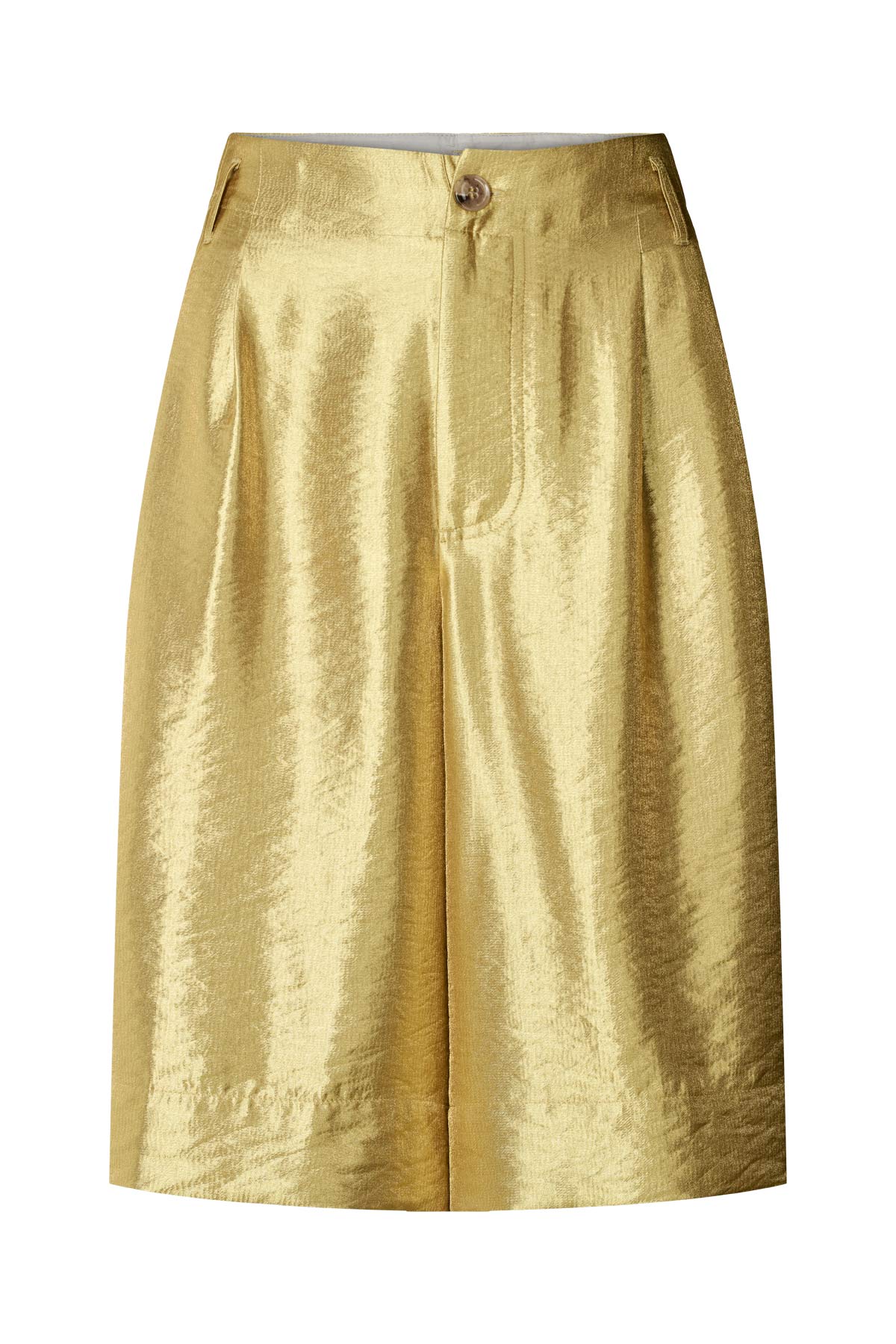 Feliza Long Shorts | Golden Olive - MATTHÉ - pants