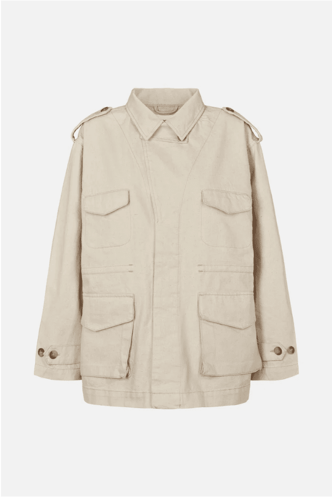 Feodora Military Jacket - Ecru - MATTHÉ - jacket