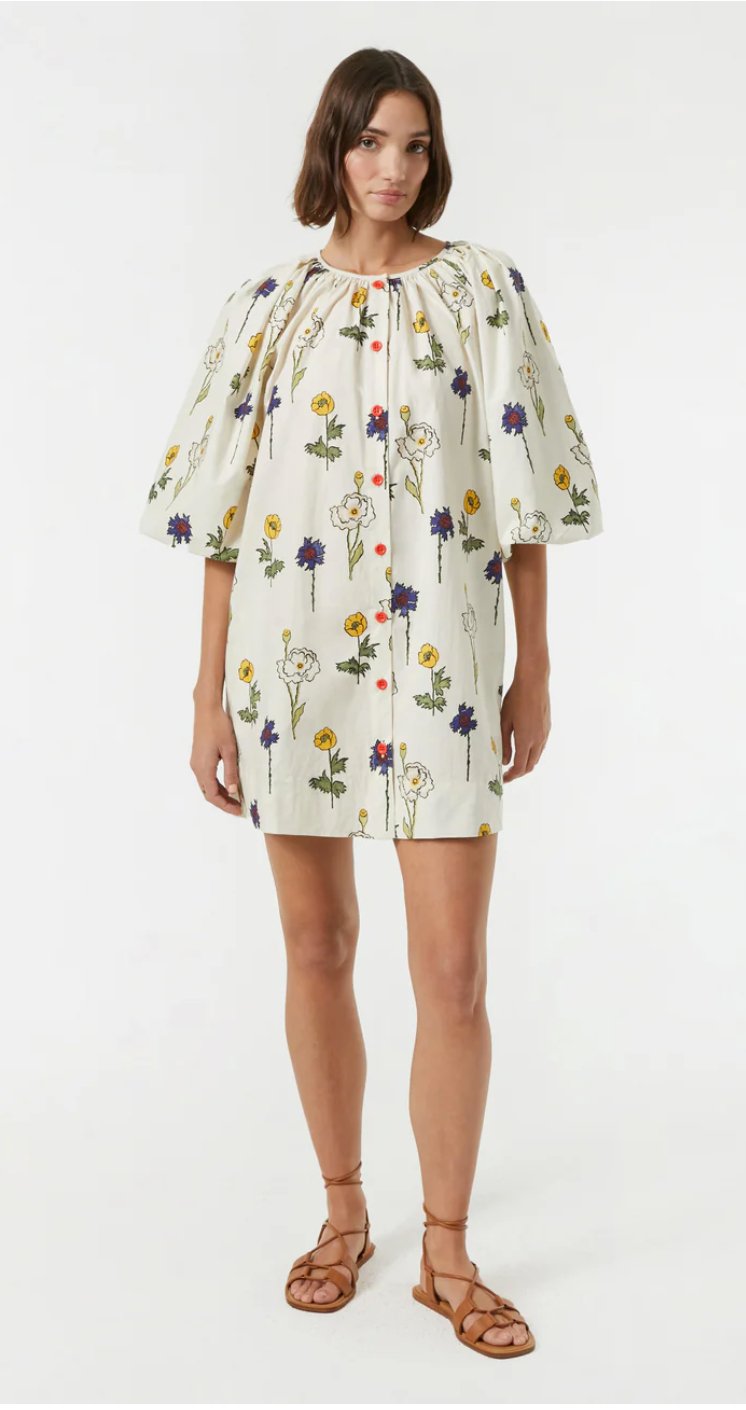 Floral Paloma Dress - Elegant Gown - MATTHÉ - Dress