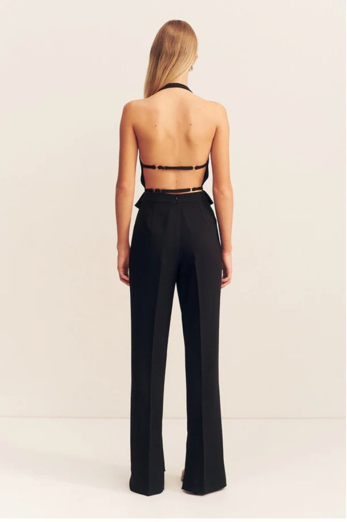 Irena Pintuck Straight Leg Pant | Timeless Tailored Elegance - MATTHÉ - Pant