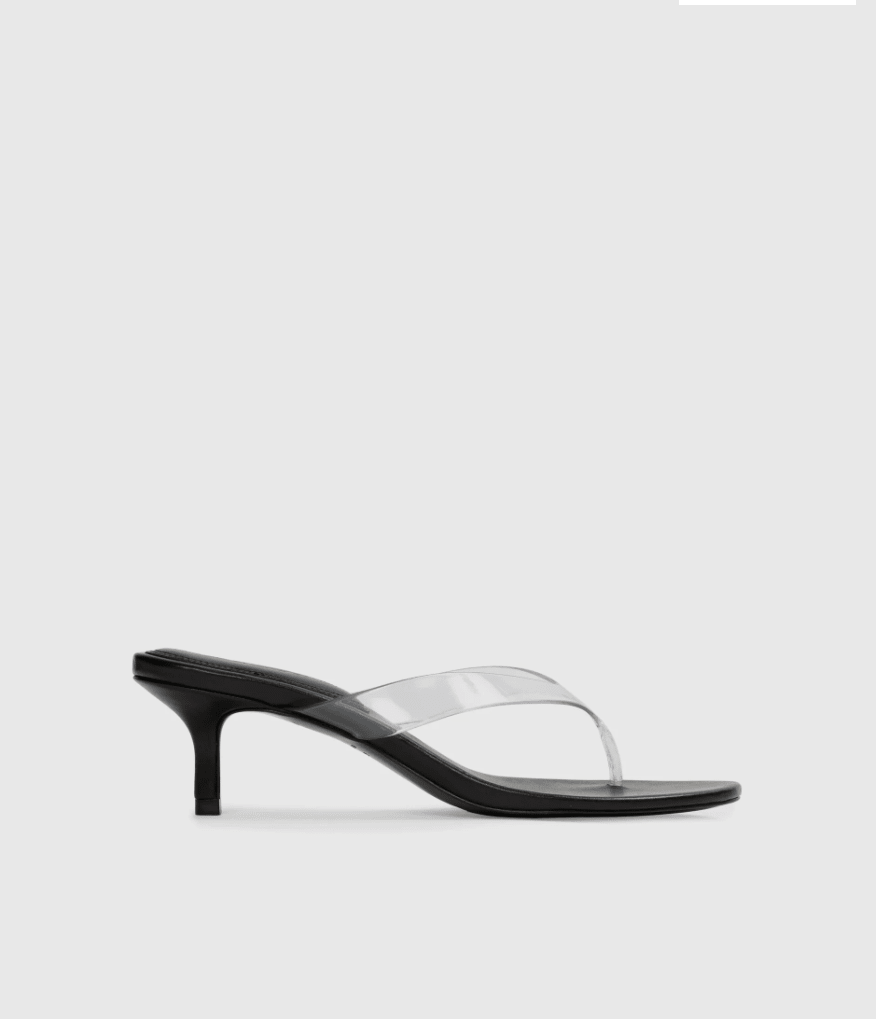 Jeli Mules | Black + Clear - MATTHÉ - shoes