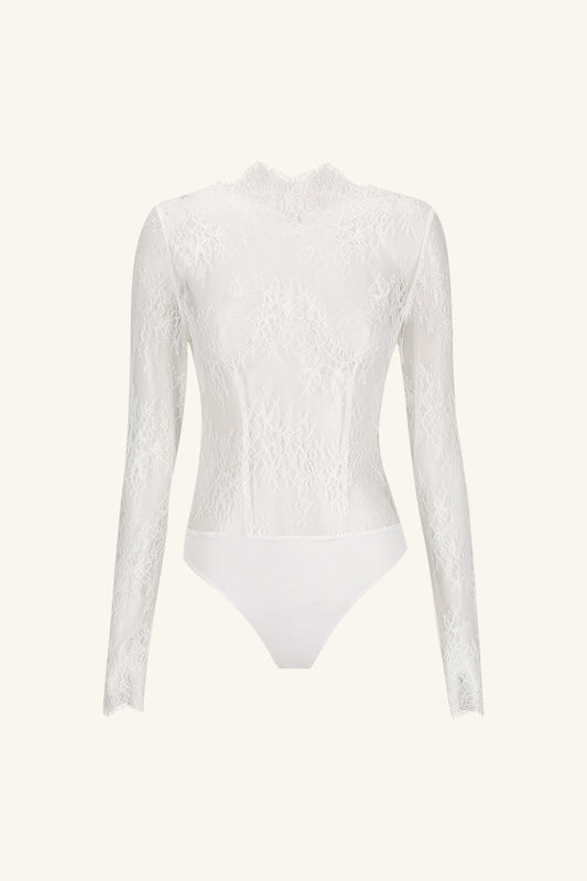 Lambent Lace Long Sleeve Bodysuit - MATTHÉ - Top