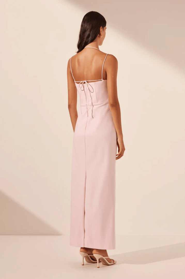 Lani Bustier Maxi Dress | Soft Pink - MATTHÉ - Dress