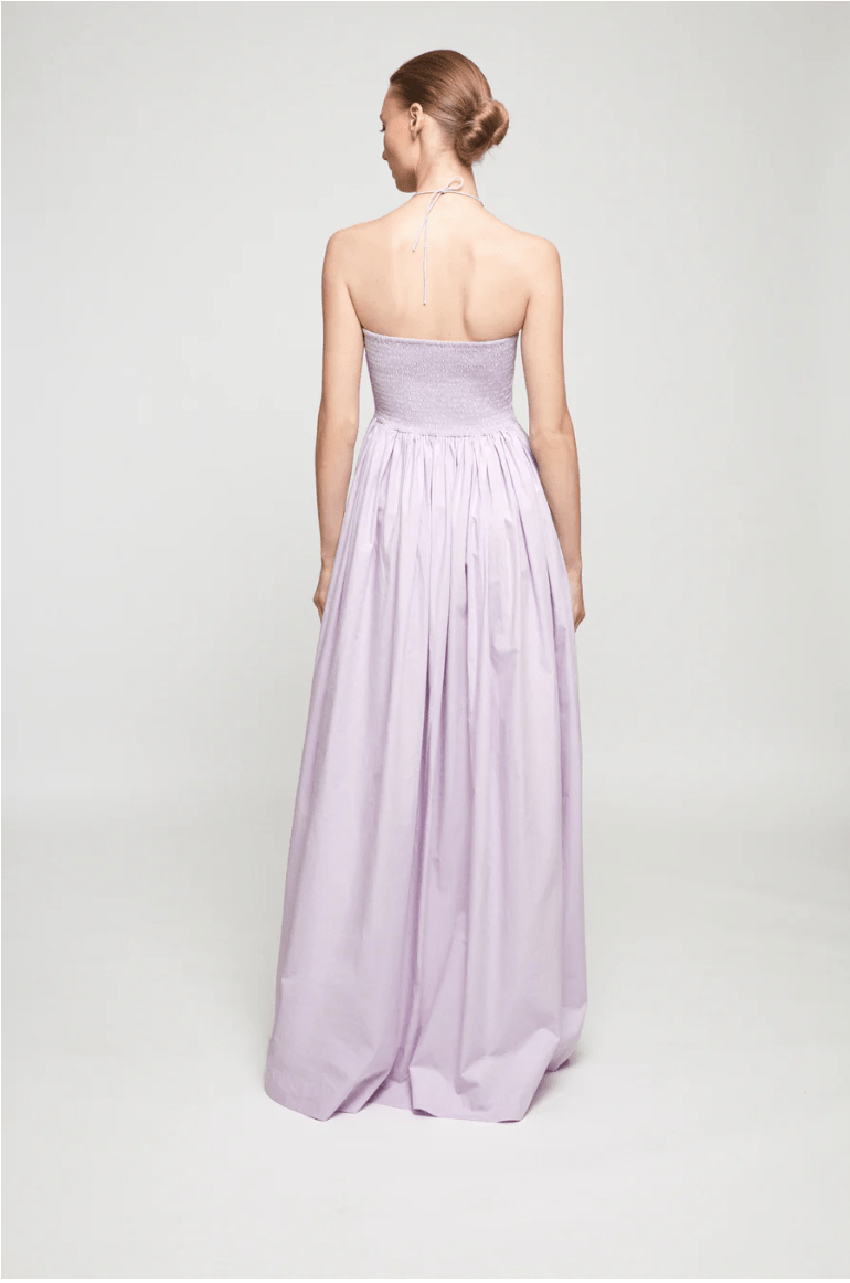 Lilac Halter Cotton Gown - MATTHÉ - Dress