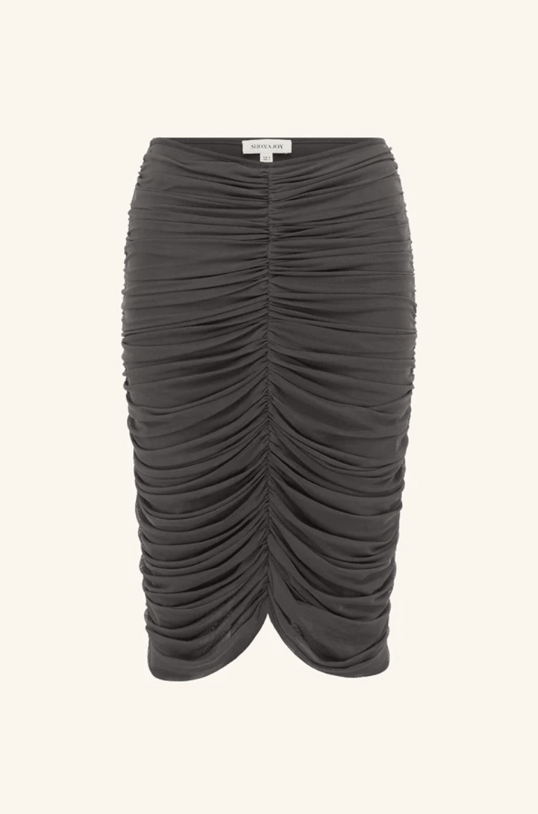 Mira Gathered Skirt | Shadow - MATTHÉ - Skirt